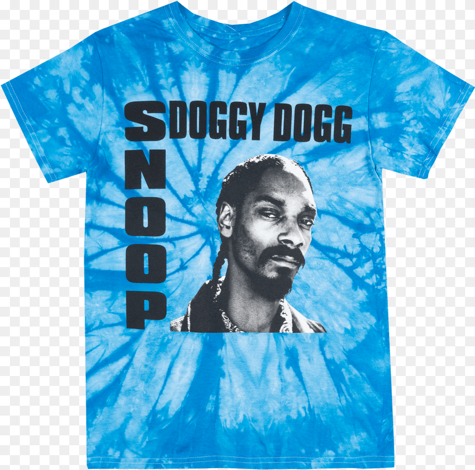 Snoop Doggy Dog Tie Dye T Shirt Mens Hip Hop Rapper Active Shirt, Clothing, T-shirt, Adult, Male Png