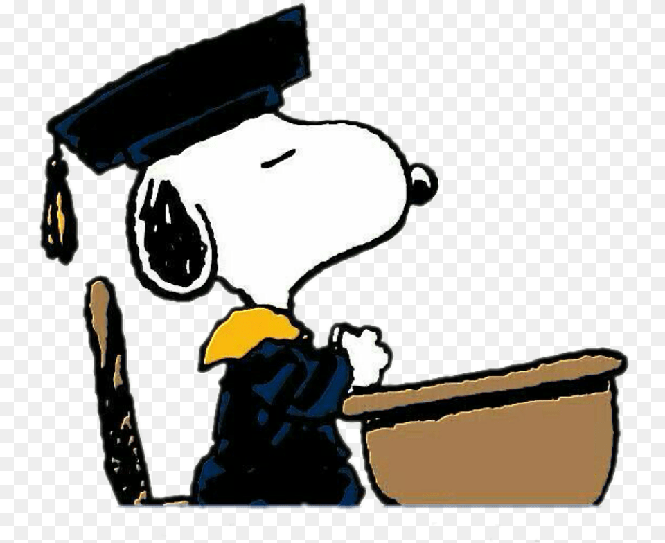 Snoopdogg Snoopy Snoopy In School, People, Person, Adult, Graduation Free Png Download