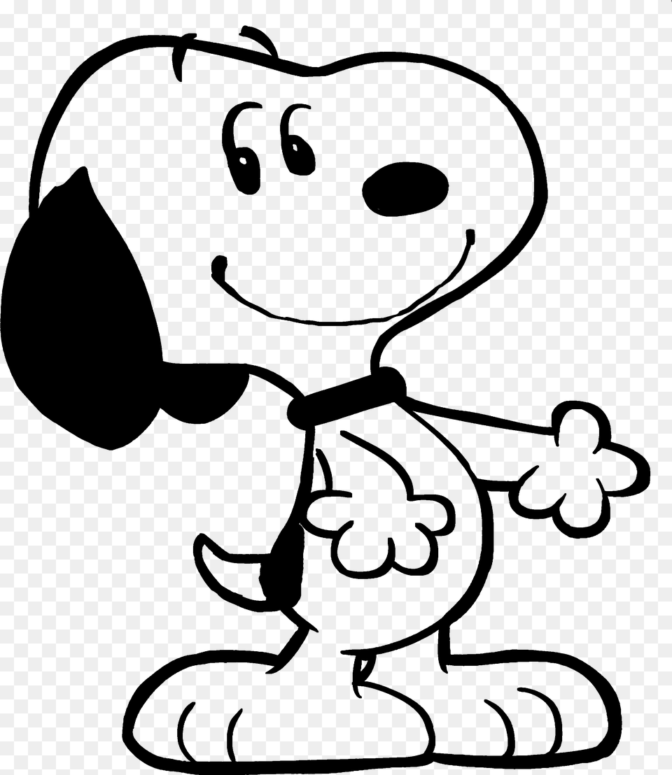 Snoopy, Gray Free Png Download