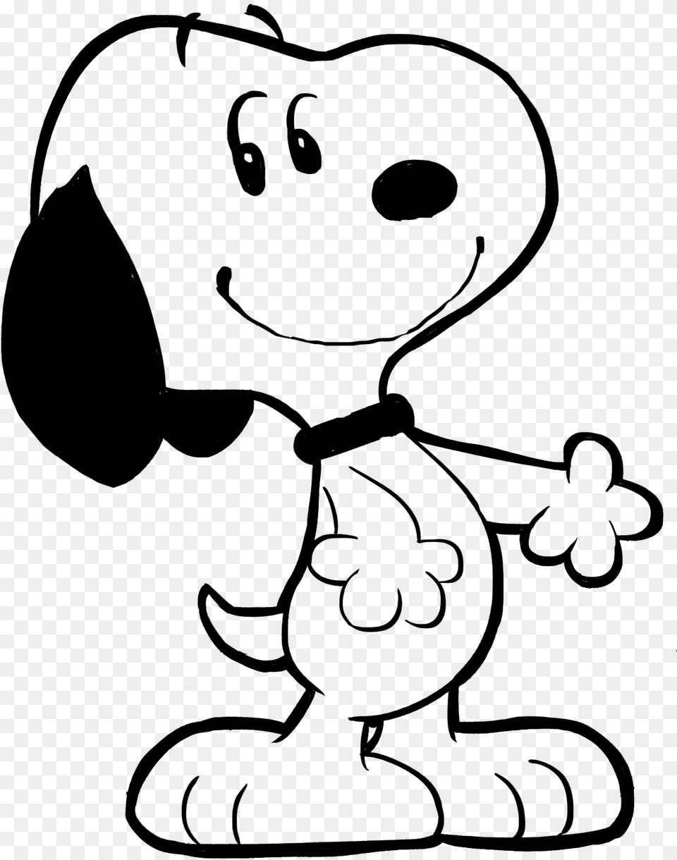 Snoopy, Gray Free Transparent Png