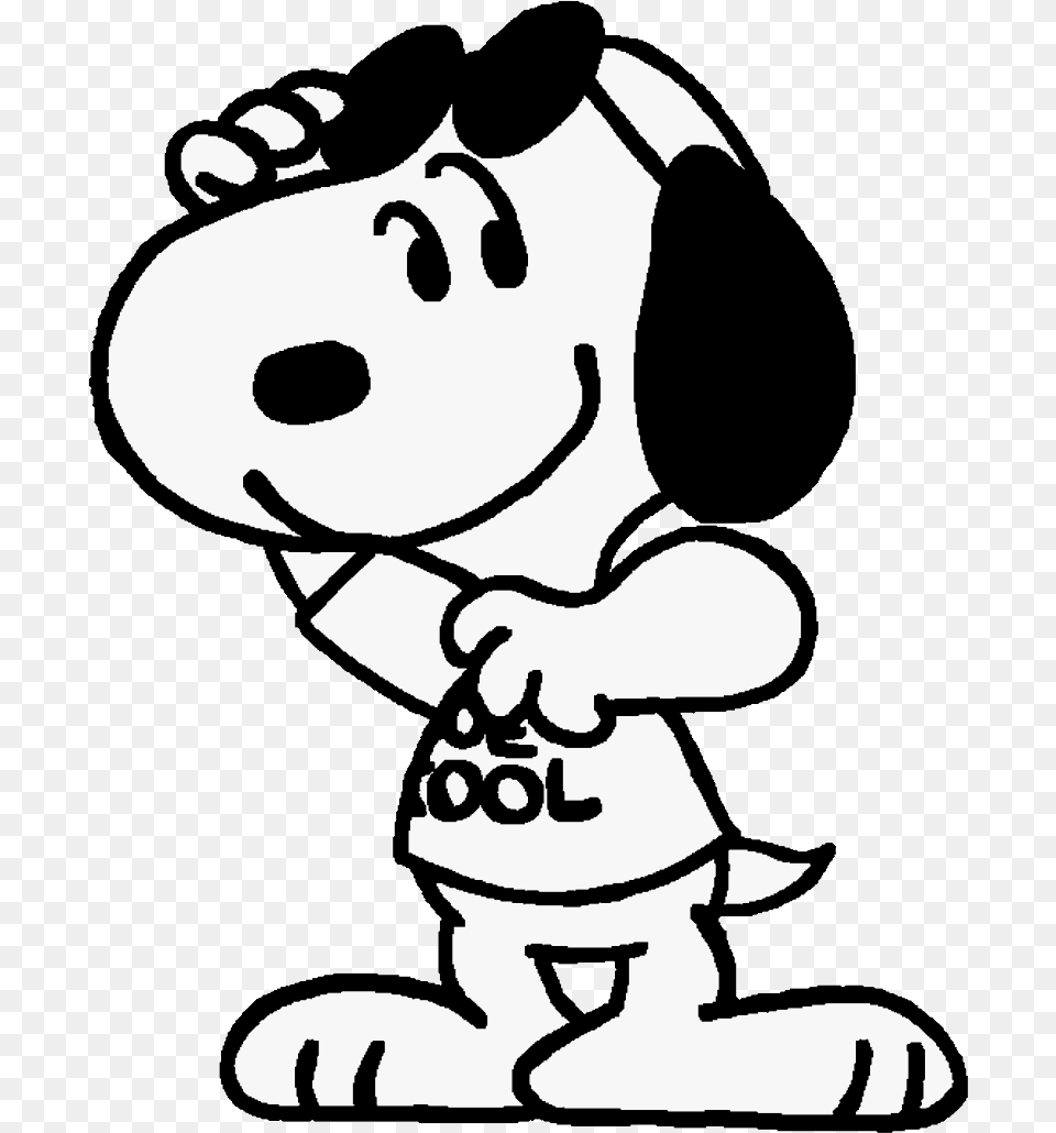 Snoopy, Stencil, Cartoon, Animal, Kangaroo Free Png