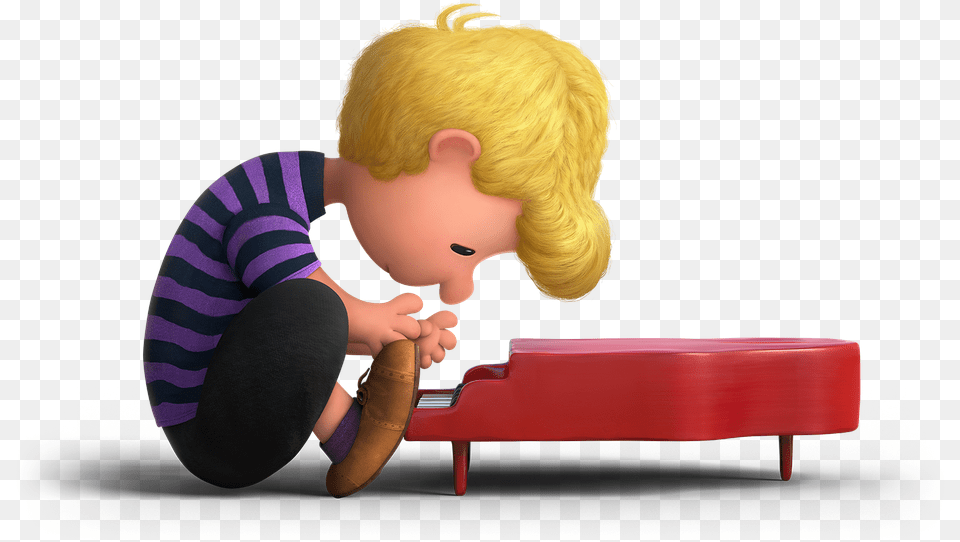 Snoopy Ampamp Schroeder Charlie Brown Movie, Baby, Person, Piano, Musical Instrument Free Png Download