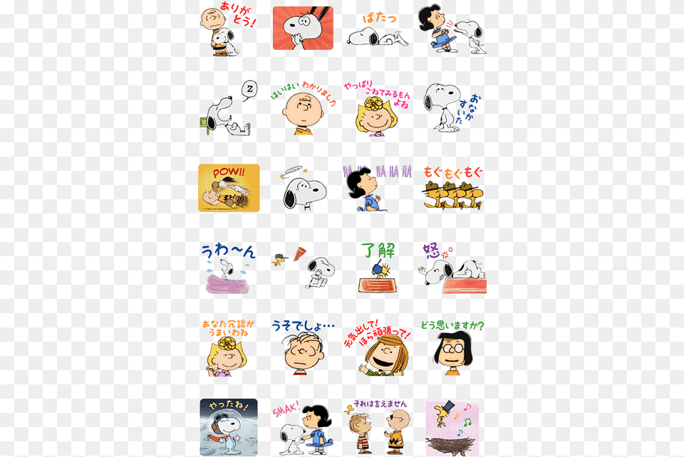 Snoopy And Friends Talking Stickers Snoopy Line Stickers, Book, Comics, Publication, Person Free Png