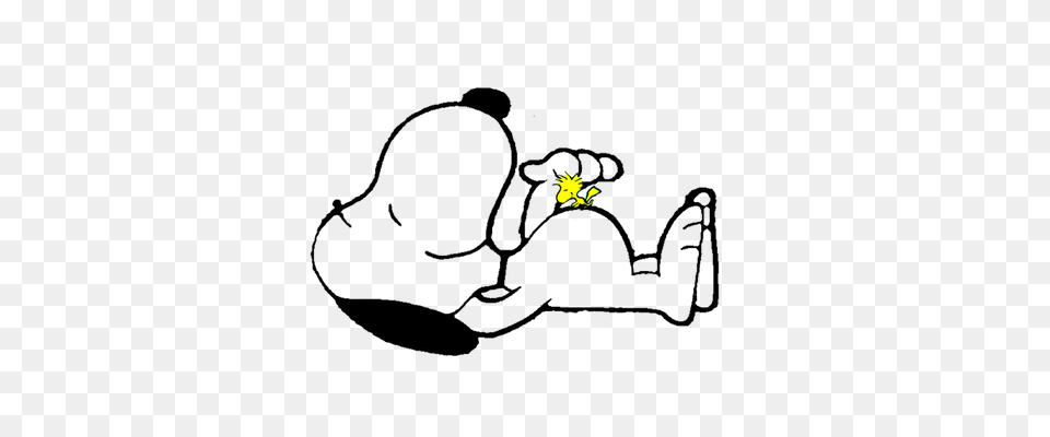 Snoopy And Woodstock, Person, Sleeping, Body Part, Hand Png Image