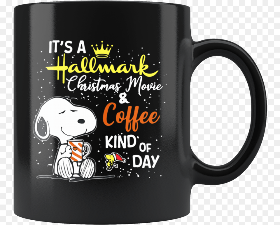 Snoopy And Woodstock It39s A Hallmark Christmas Movie My Daughter Harry Potter Mug, Cup, Baby, Person, Beverage Png Image