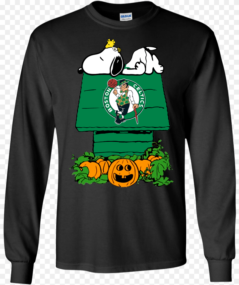 Snoopy Boston Celtics Halloween Shirt Boston Celtics Mickey Mouse Mens Long Sleeve, T-shirt, Long Sleeve, Clothing, Person Free Png