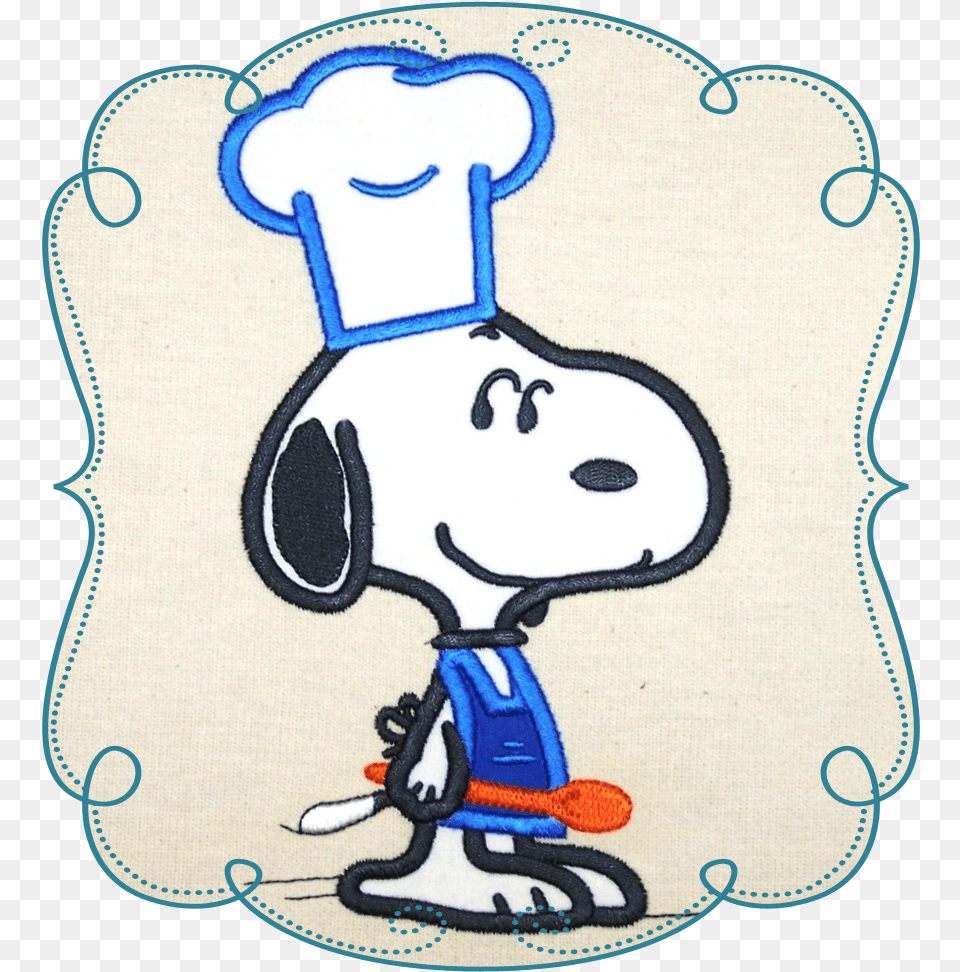 Snoopy Clipart Chef Snoopy Pes Embroidery Design, Applique, Pattern, Cartoon, Robot Free Transparent Png