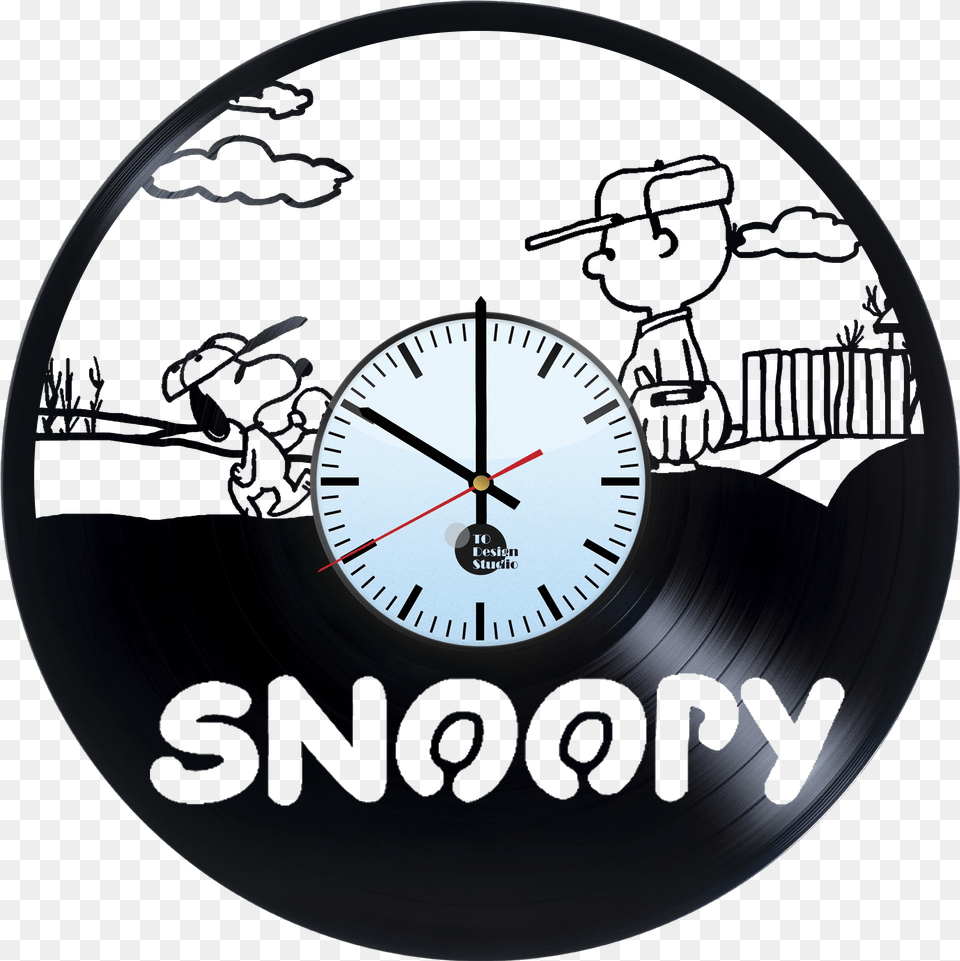 Snoopy Comics Handmade Vinyl Record Wall Clock Fan Snoopy Vinyle, Cap, Clothing, Hat, Baseball Cap Png