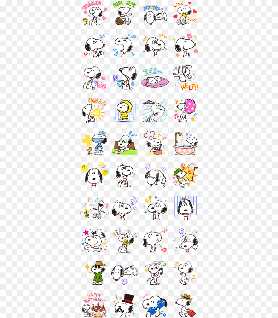 Snoopy Funny Faces, Book, Comics, Publication, Sticker Png Image