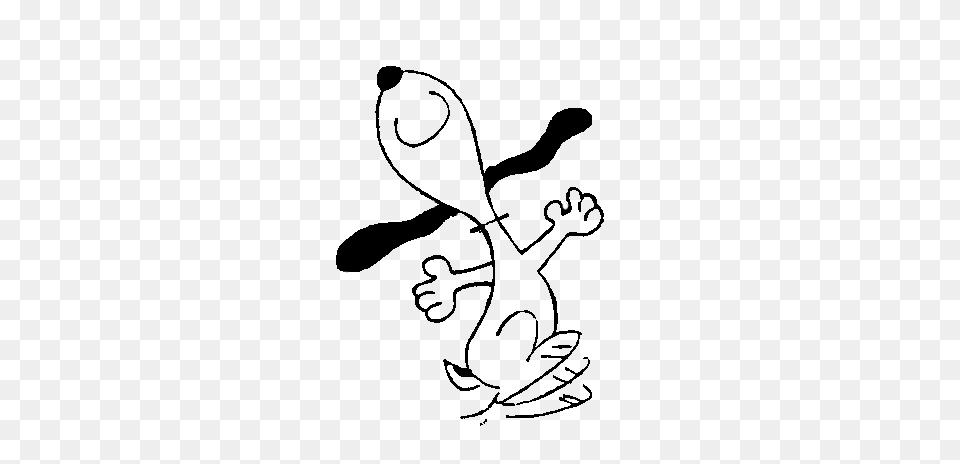 Snoopy Happy Dance Clipart Clipart, Stencil, Baby, Person, Face Free Png Download