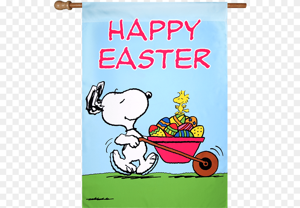 Snoopy Happy Easter Images Snoopy, Advertisement, Poster, Text, Mammal Png Image