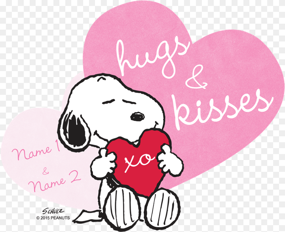Snoopy Hugs And Kisses, Baby, Person, Face, Head Free Png