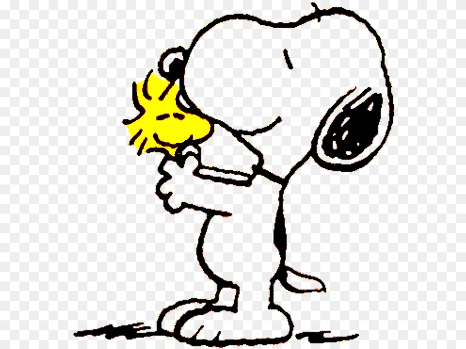 Snoopy Kisses Woodstock By Bradsnoopy97 Snoopy And Woodstock Transparent, Adult, Bride, Female, Person Free Png