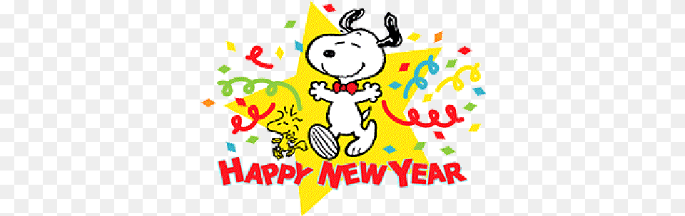 Snoopy New Year Clip Art Cliparts Happy New Year Snoopy, Baby, Person, Star Symbol, Symbol Free Png Download