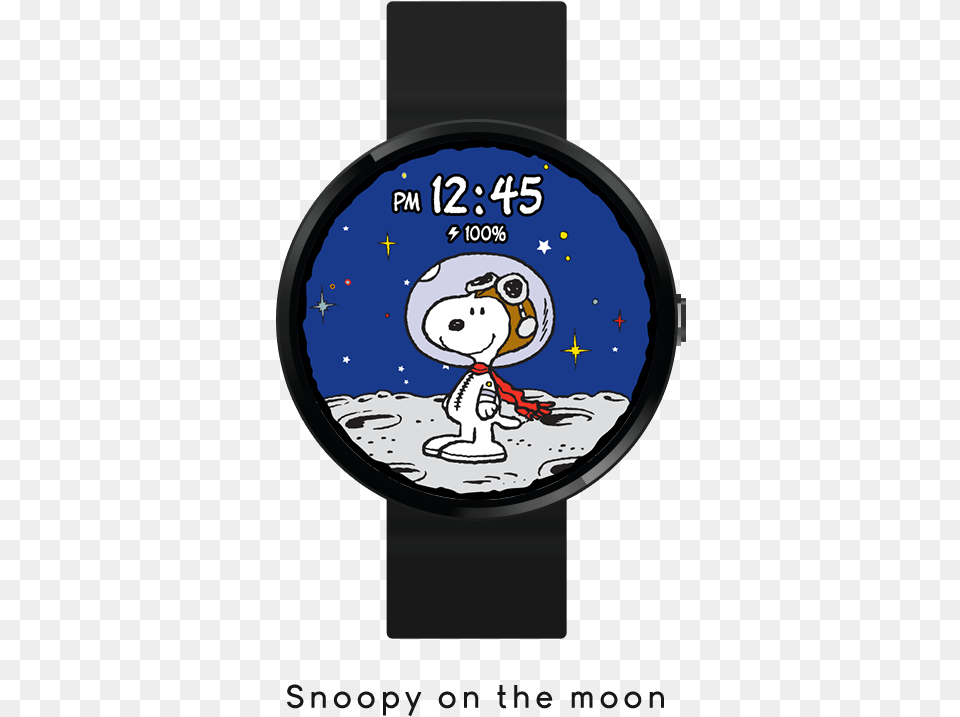 Snoopy On The Moon Snoopy Digital Watch, Outdoors, Photography, Nature, Disk Free Png Download