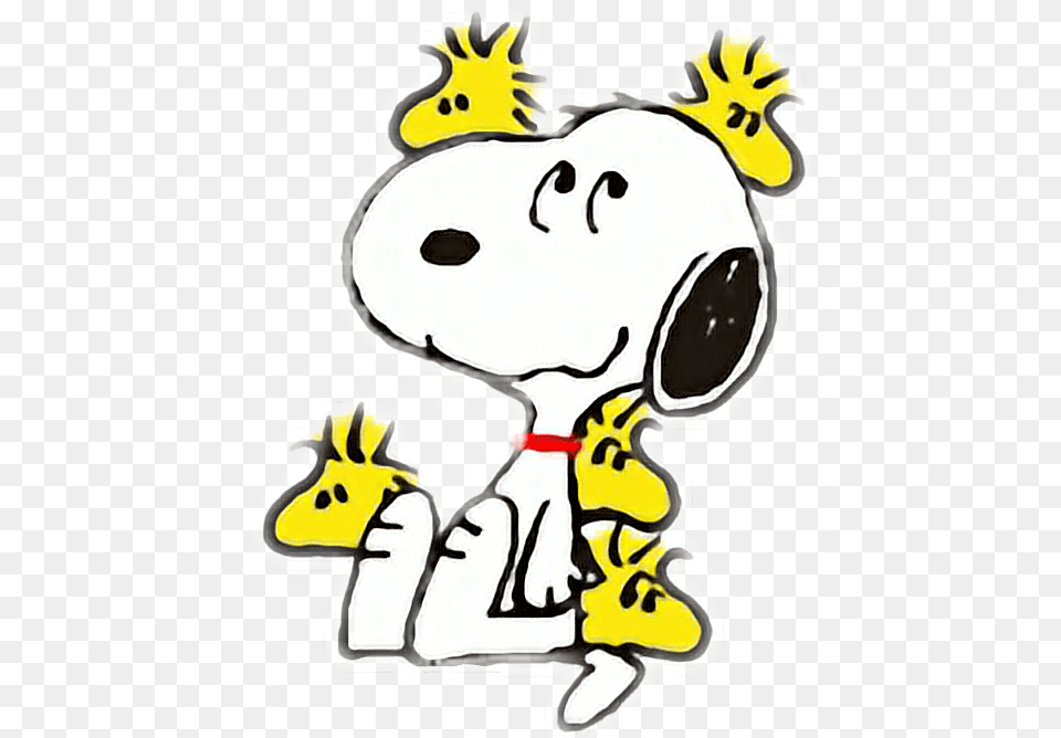 Snoopy Peanut Woodstock Hello Hi Ciao Goodmorning Morni, Baby, Person Png