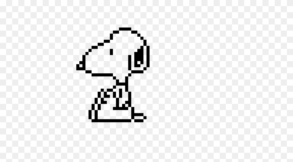 Snoopy Pixel Art Maker, Gray Png Image