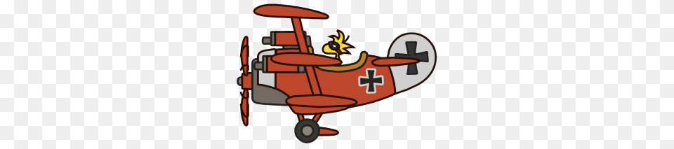 Snoopy Red Baron Clipart Clipart, Aircraft, Transportation, Tool, Plant Free Png Download