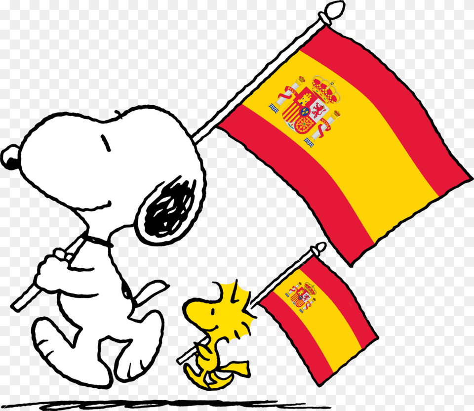Snoopy Spain, Baby, Person, Flag, Face Free Transparent Png