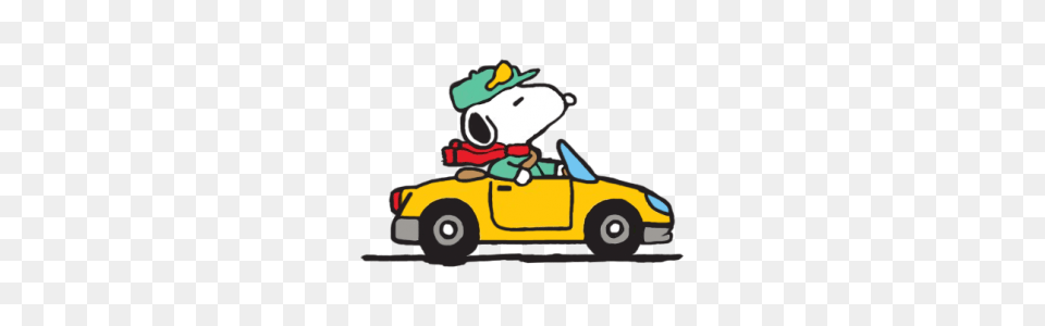Snoopycar Free Peanut Svgs Snoopy Peanuts Snoopy, Grass, Plant, Car, Transportation Png