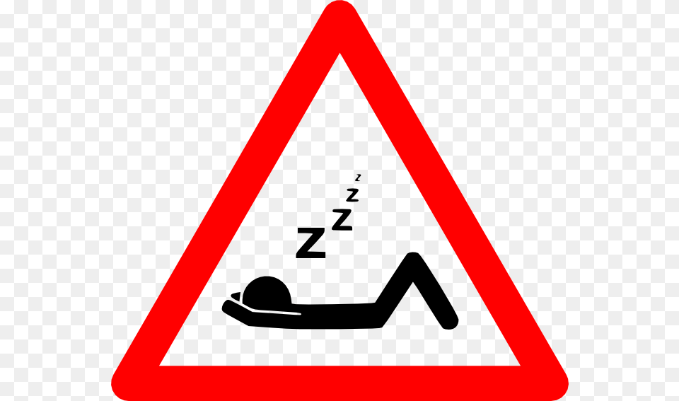 Snoring Sleeping Warning Sign, Symbol, Road Sign, Dynamite, Weapon Png Image