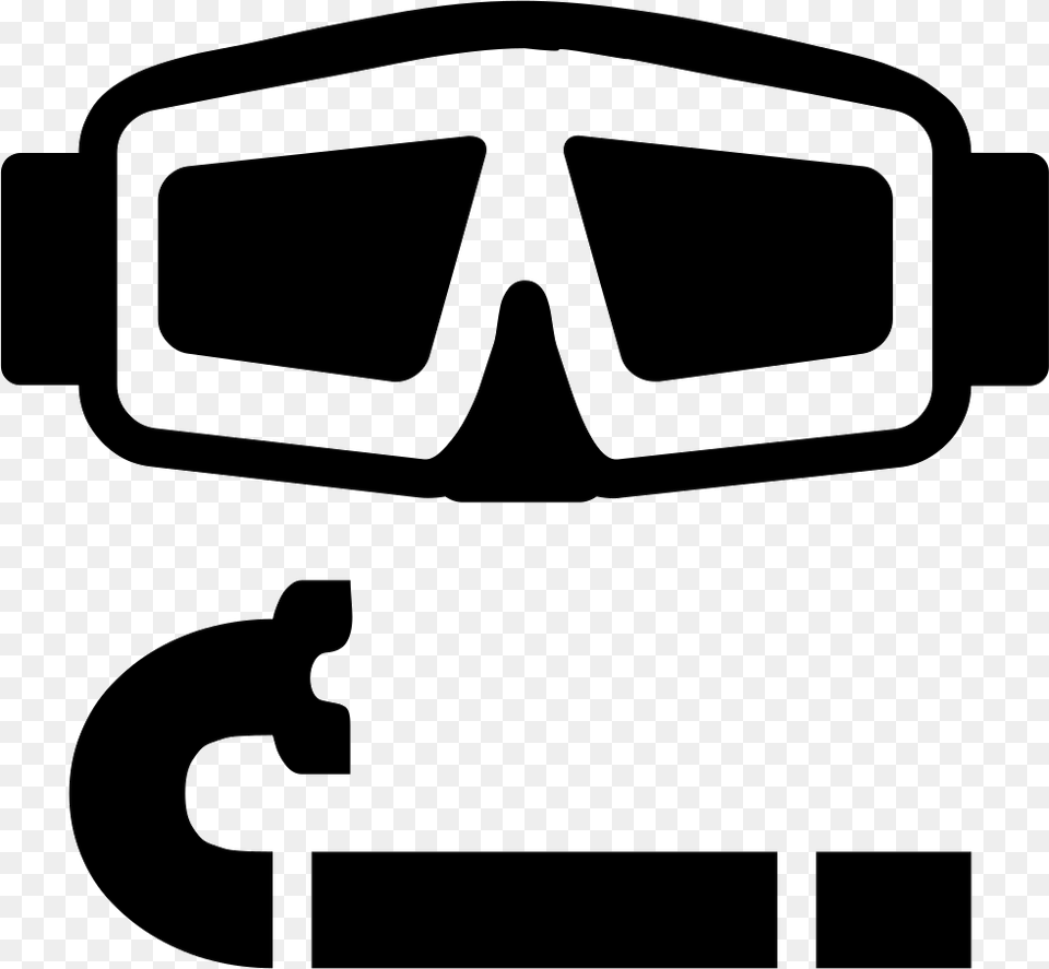Snorkel Diving Icon Accessories, Goggles, Device, Grass Free Png Download