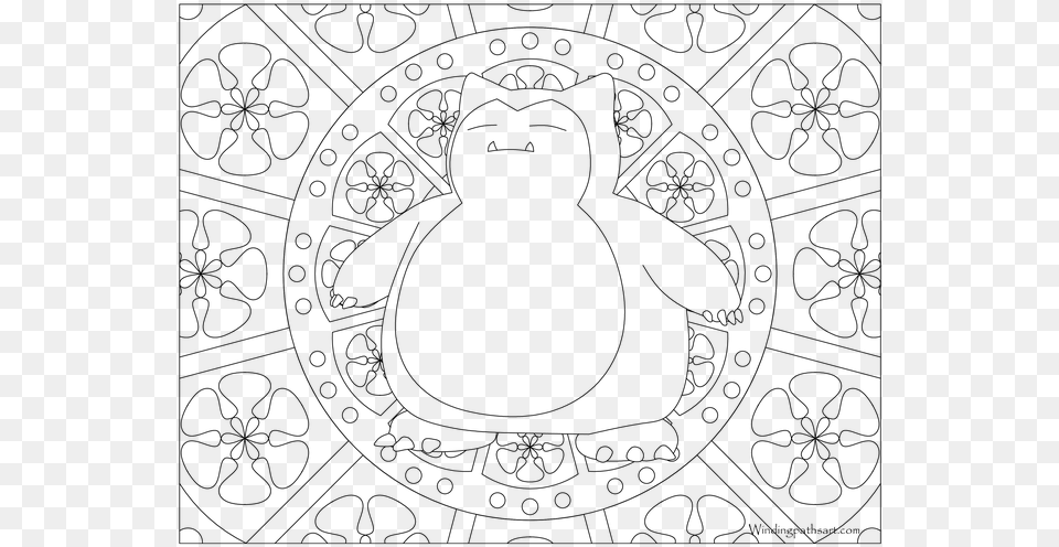 Snorlax, Gray Png Image