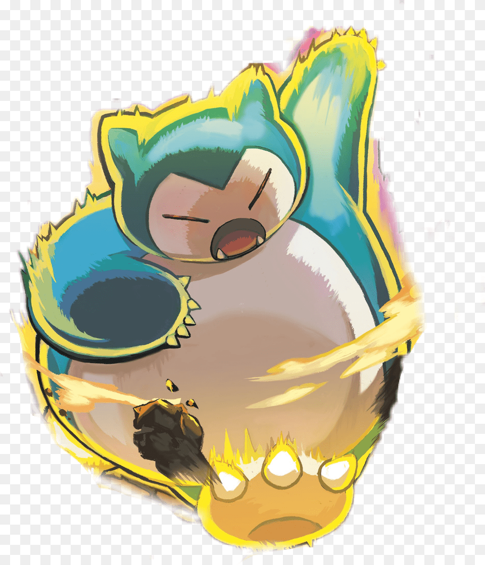 Snorlax, Art, Graphics, Painting Free Png Download