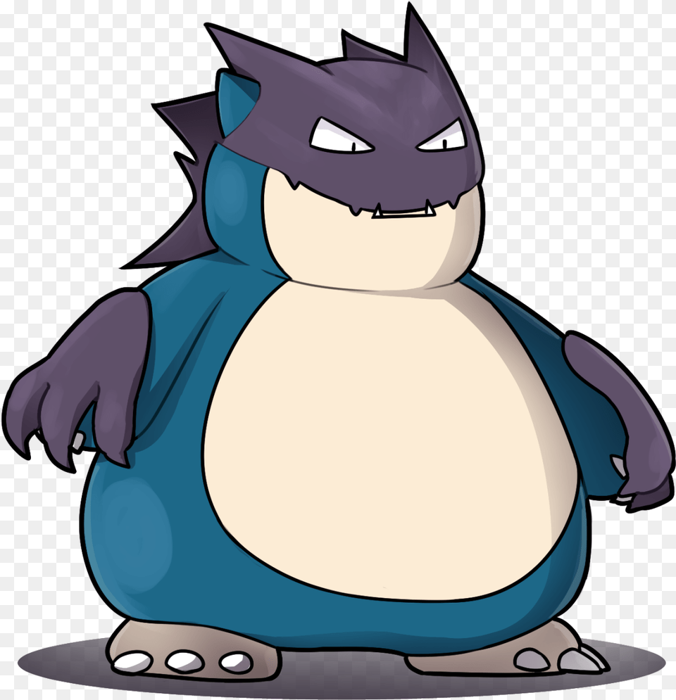 Snorlax Haunter Duo By Rexic Haunter And Snorlax, Baby, Person Png Image