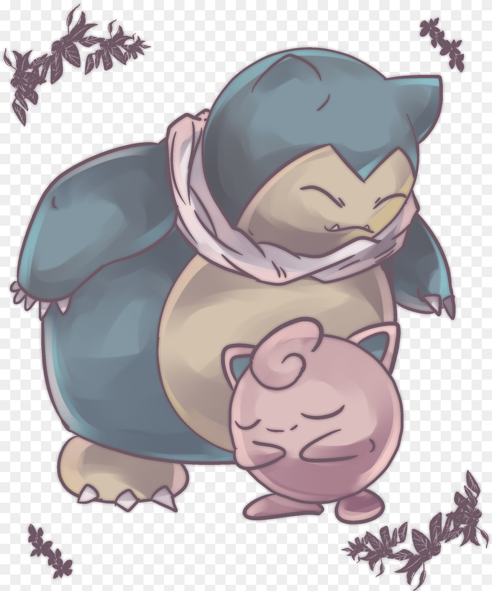 Snorlax Jigglypuff Image Pokemon Jigglypuff And Snorlax, Book, Comics, Publication Free Png Download