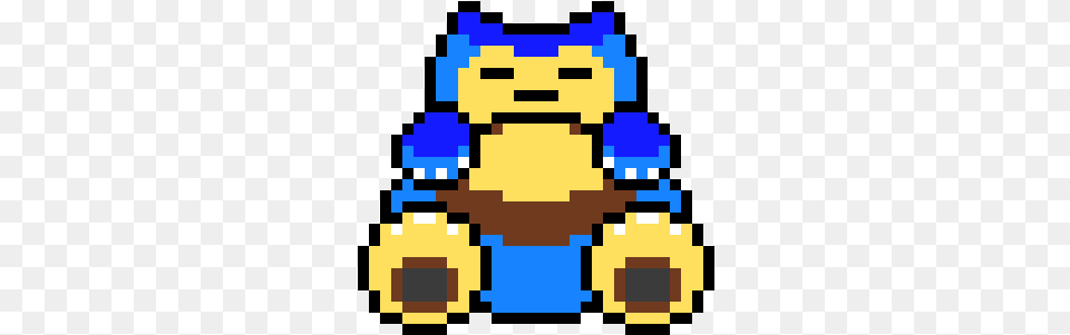 Snorlax Minecraft Snorlax Pixel Art, Animal, Bee, Insect, Invertebrate Free Png