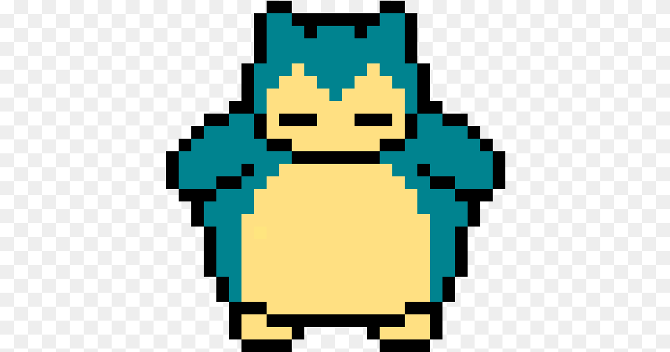 Snorlax Pixel Art Pokemon Snorlax Full Size Casual Potatoes Duck Game, First Aid Free Png Download
