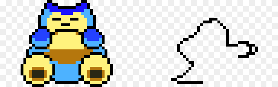 Snorlax Pokemon Snorlax Pixel Art, Qr Code Png Image