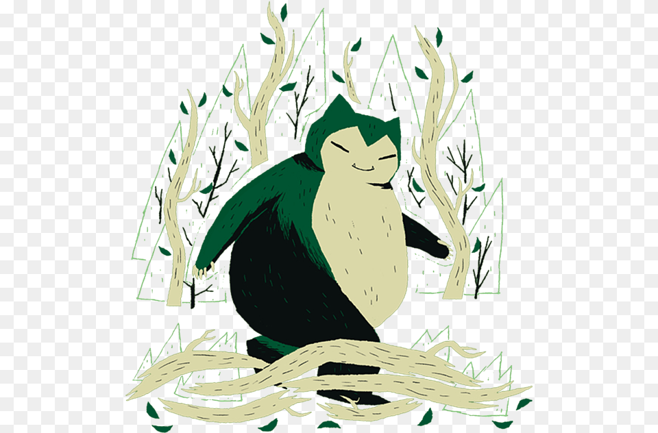 Snorlax Tapestry Illustration, Cartoon, Adult, Person, Female Free Png Download