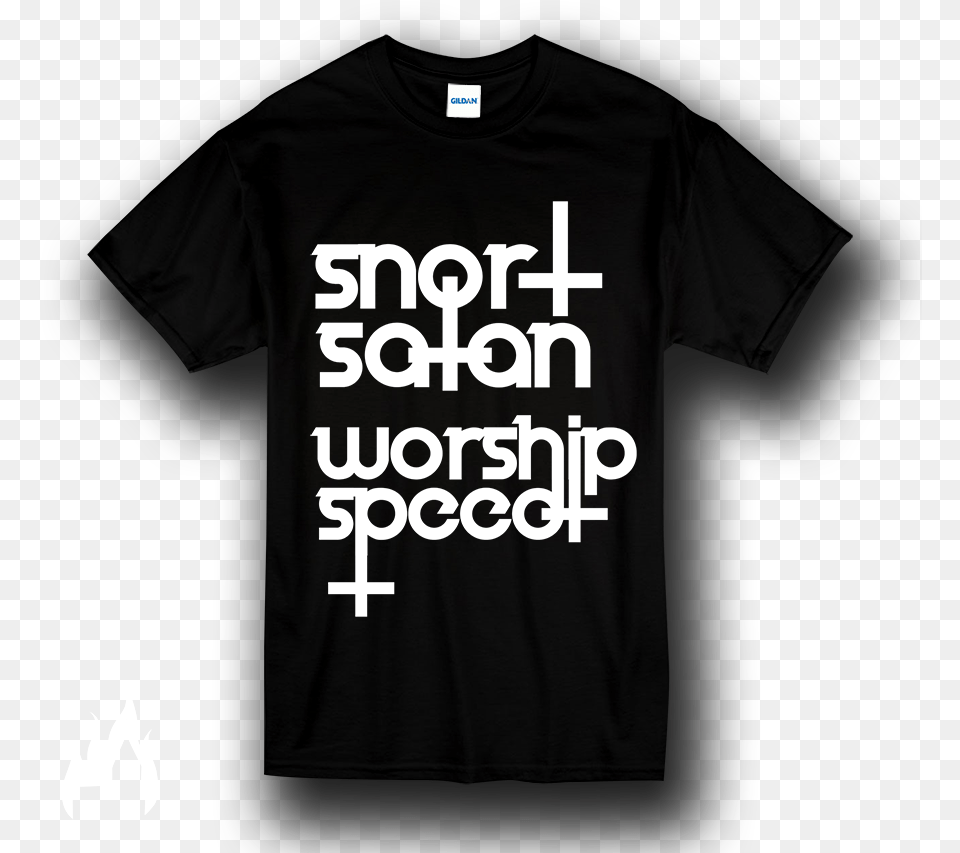 Snort Satan Worship Speed T Shirt Never Stop The Madness Shirt, Clothing, T-shirt Png Image