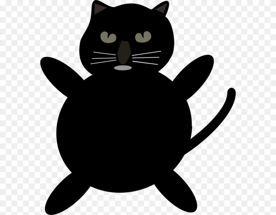 Snoutsilhouettesmall To Medium Sized Cats Blackcatcartoon Animal, Cat, Mammal, Pet Free Transparent Png