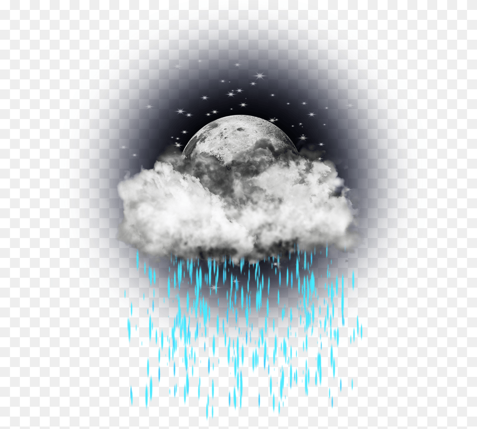 Snow, Astronomy, Moon, Nature, Night Png Image