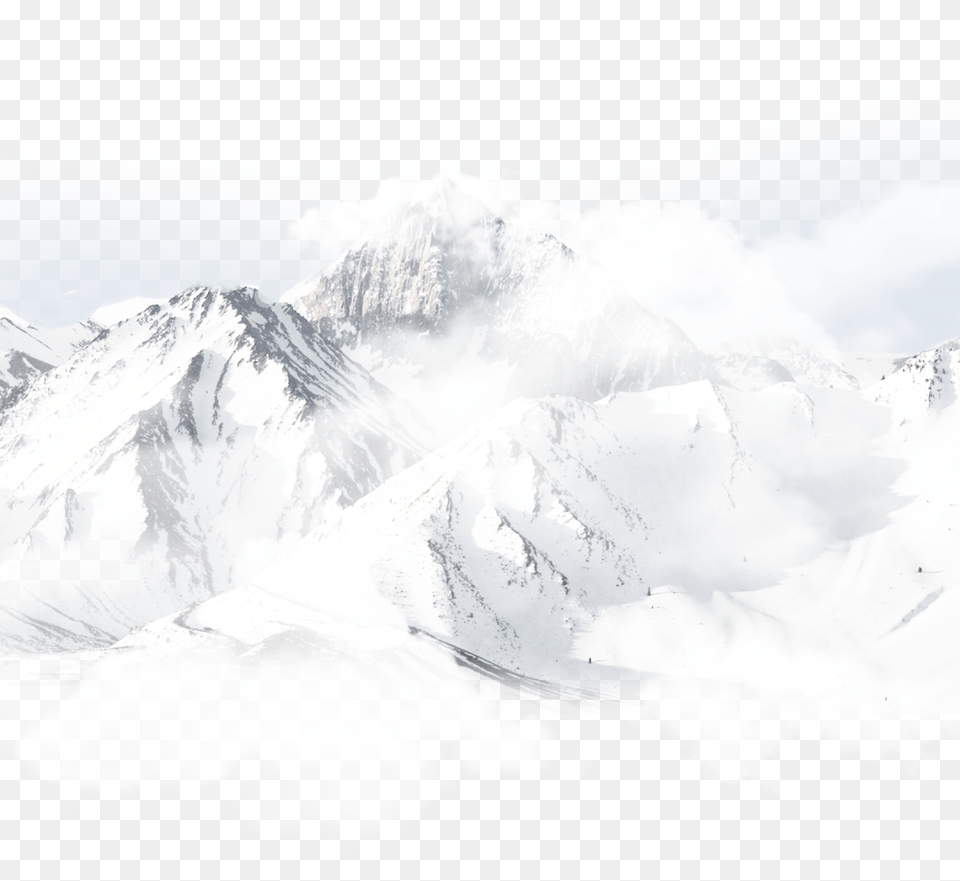 Snow, Mountain, Mountain Range, Nature, Outdoors Free Png