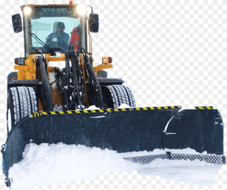 Snow, Machine, Bulldozer, Adult, Person Free Transparent Png