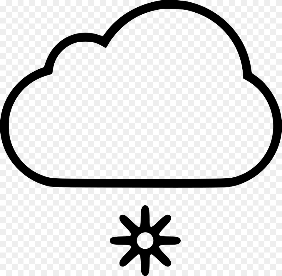 Snow Ace Cloud Comments Rain Cloud Clipart Black And White, Stencil, Clothing, Hat, Smoke Pipe Free Png Download