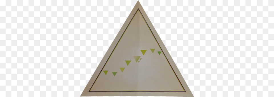 Snow Blind Triangle, White Board Png