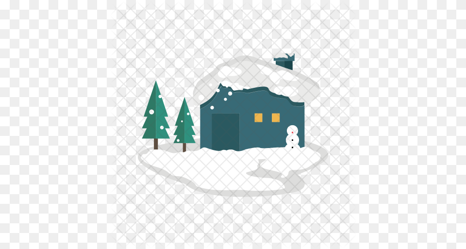 Snow Cabin Icon House, Nature, Outdoors, Winter Png