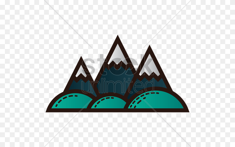 Snow Capped Mountains Vector Image, Triangle Free Transparent Png