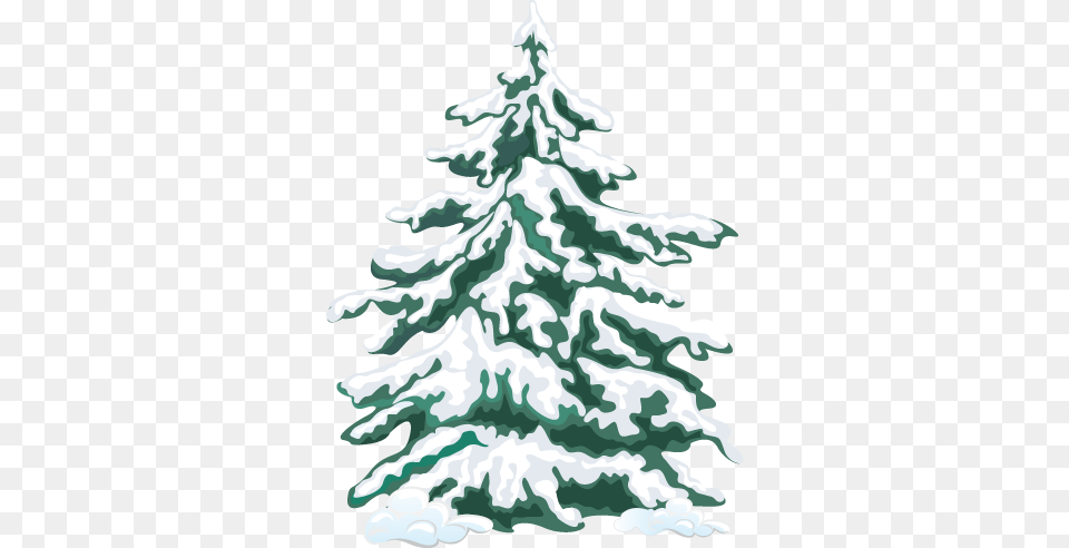 Snow Christmas Tree Stickers Evergreen Tree With Snow Clip Art, Fir, Pine, Plant, Person Png