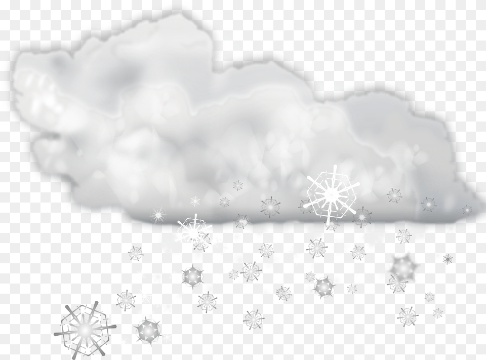 Snow Cloud, Nature, Outdoors, Snowflake, Chandelier Png Image