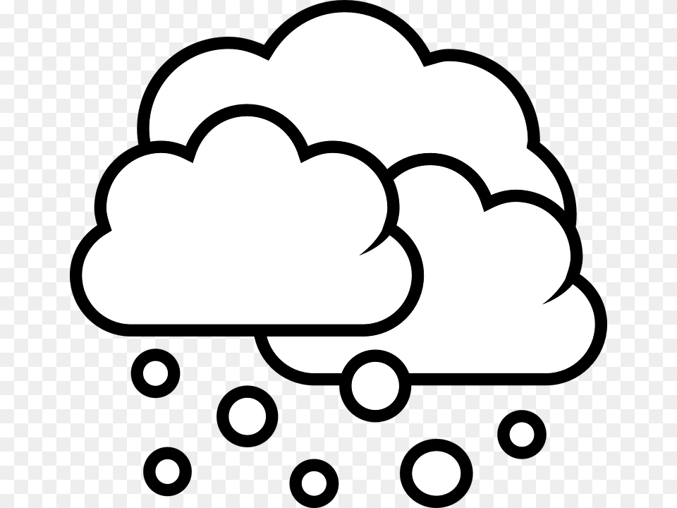 Snow Cloud Black And White Snow Cloud Black, Nature, Outdoors, Stencil, Bulldozer Free Png