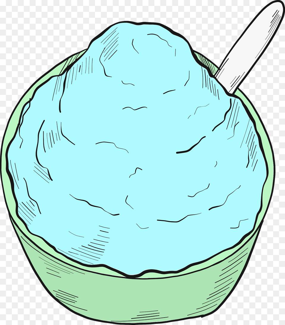 Snow Cone Clipart, Cream, Dessert, Food, Whipped Cream Png Image