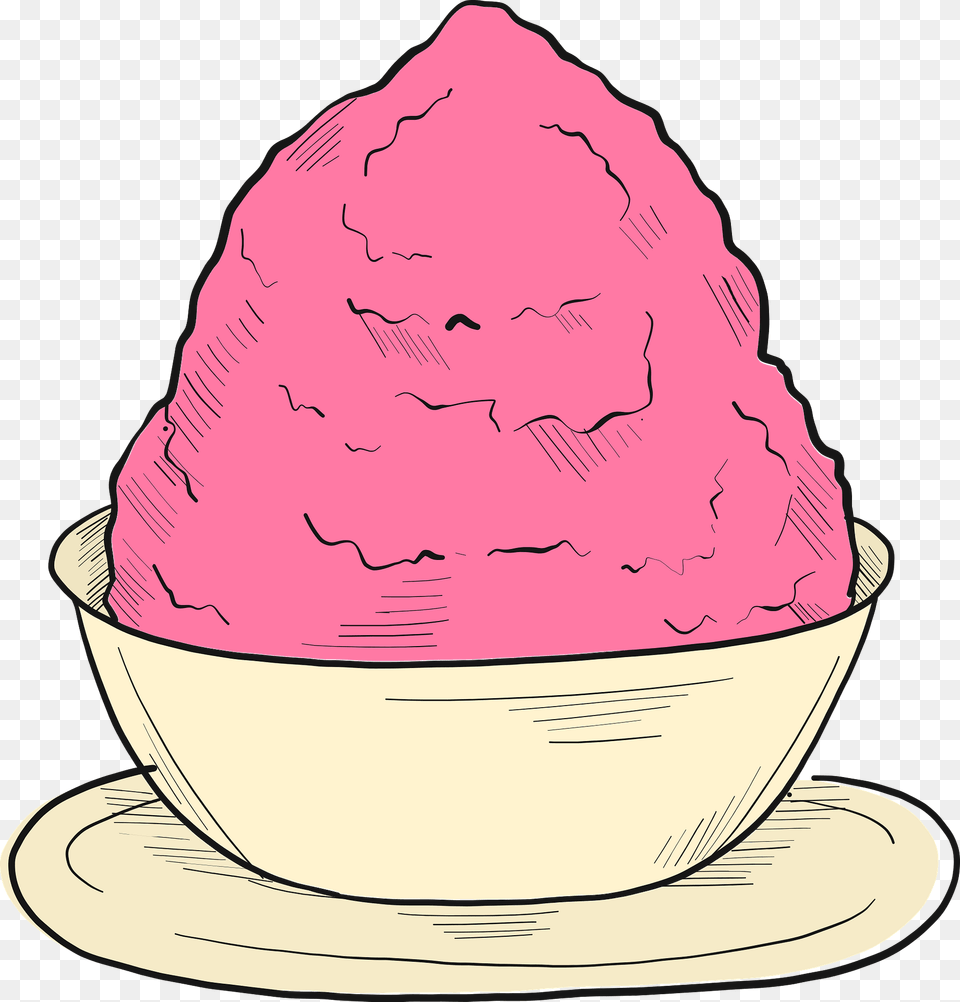 Snow Cone Clipart, Cream, Dessert, Food, Ice Cream Free Transparent Png