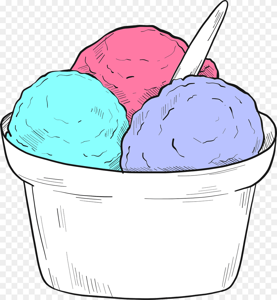 Snow Cone Clipart, Cream, Dessert, Food, Ice Cream Png