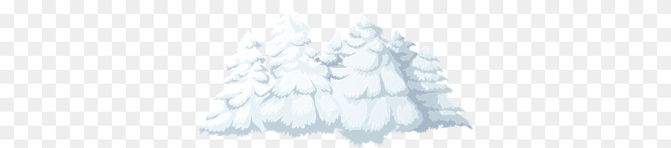 Snow Covered Pine Trees, Plant, Tree, Fir, Nature Png Image